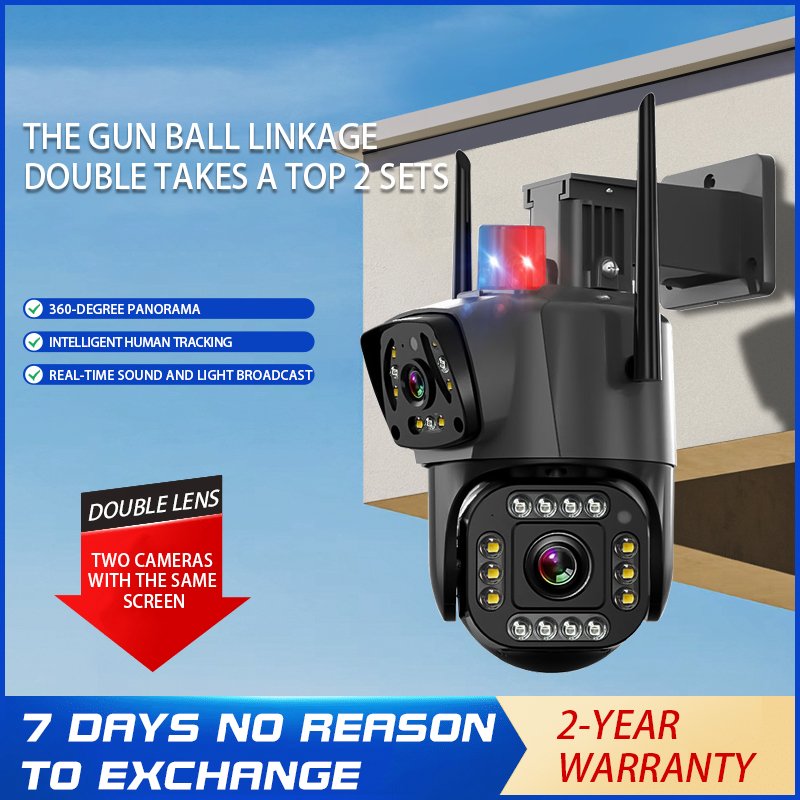 Zooming Wireless 4G CCTV Camera Night Vision Audio Alarming Outdoor Waterproof Network Camera