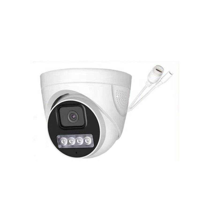 cheap seetong indoor two way audio supported 4 mp colorvu fixed dome network camera