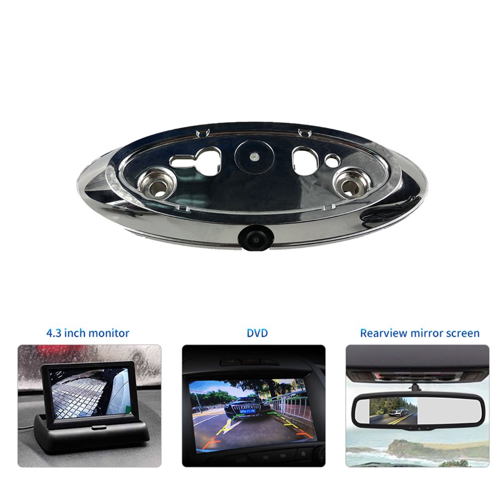 Back View Cvbs 600tvl Car Reversing Pickup Handle Camera For Compatible Vehicle Make F-150 2008-2017/Ford Super Duty 2011-2016