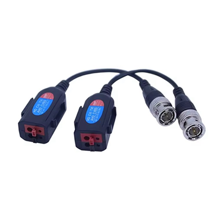 5MP CVI TVI AHD Passive bnc to rj45 balum video hd converter transmitter receiver current Video hdcvi balun Power