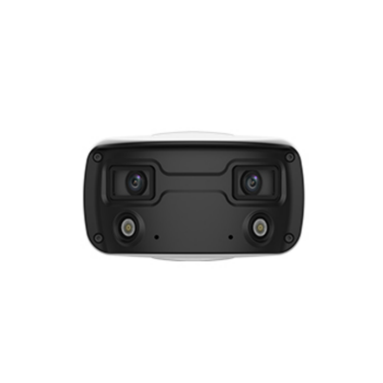 Super Wide Angle 4 MP Outdoor Security Network Bullet Camera With Color Night Vision Support Human Body Detection