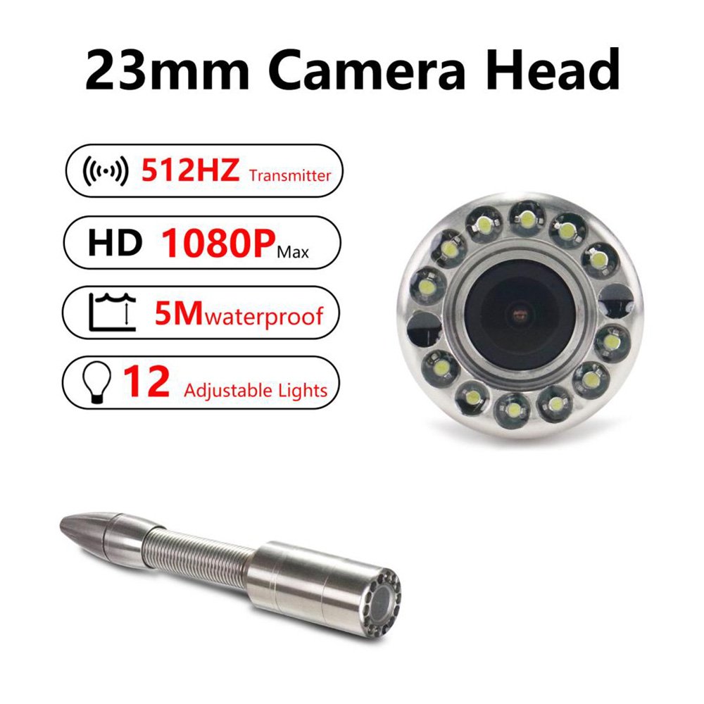 Sewer camera with locator self leveling drain blocked check camera with HD 1080P analog camera