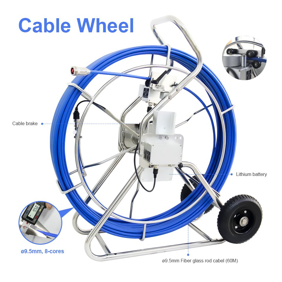 Portable Pipeline Endoscope Sewer Mini Camera Handheld for Pipeline Inspection and Testing Equipment