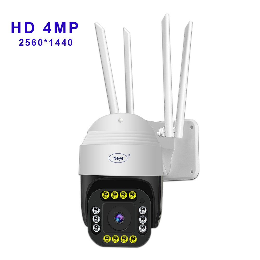 4MP Wifi Wired Network PTZ Camera Wireless 5MP IP Outdoor Speed Dome Color Night Smart Home Digital Video CCTV Security Camera