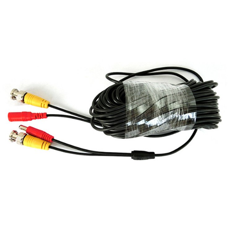 Wholesale 20m CCTV Coaxial BNC+DC Power Cable other camera accessories for Analog Cameras