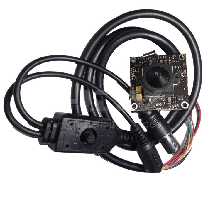 Effio-e 1/3" CCD 700TVL cctv analog board camera pcb with 3.7mm pinhole lens BNC 32x32mm Micro size camera module 4140+672/