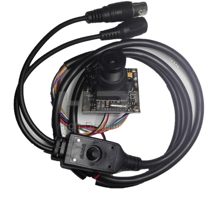 Effio-e 1/3" CCD 700TVL cctv analog board camera pcb with 3.7mm pinhole lens BNC 32x32mm Micro size camera module 4140+672/