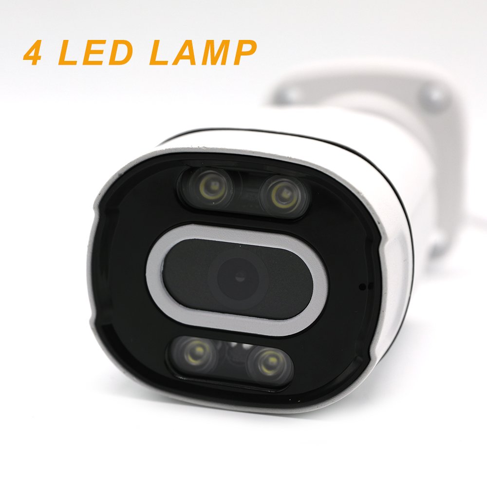 Security CCTV IP Camera Dual Light 8MP 4K AI Human Motion Detection Network camera with POE function