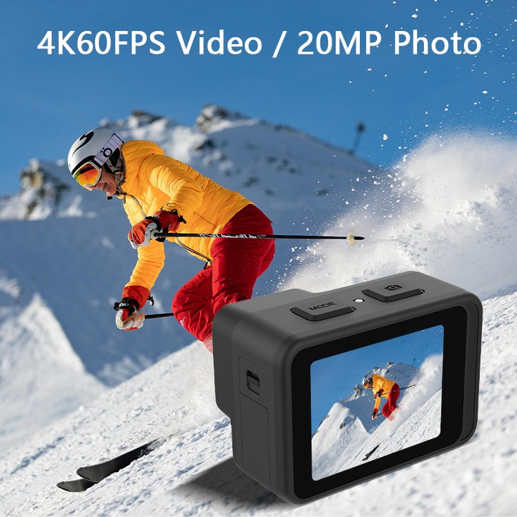 Factory supply hd video sports small mini action camera 4k