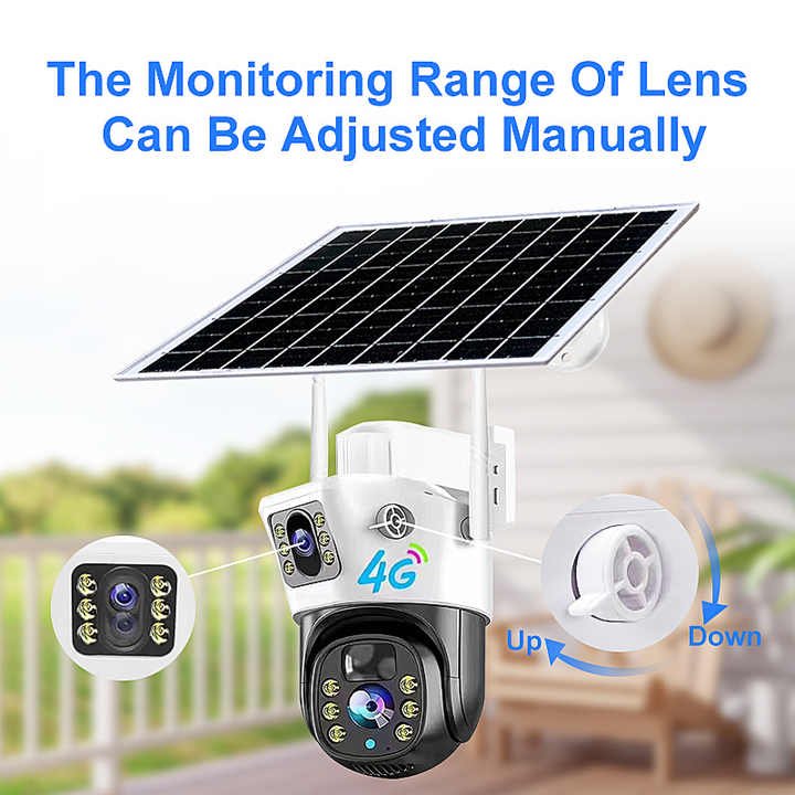 V380 Network CCTV Security Home camera Waterproof Anti-theft Low power plug-free WiFi remote anti-theft alarm video