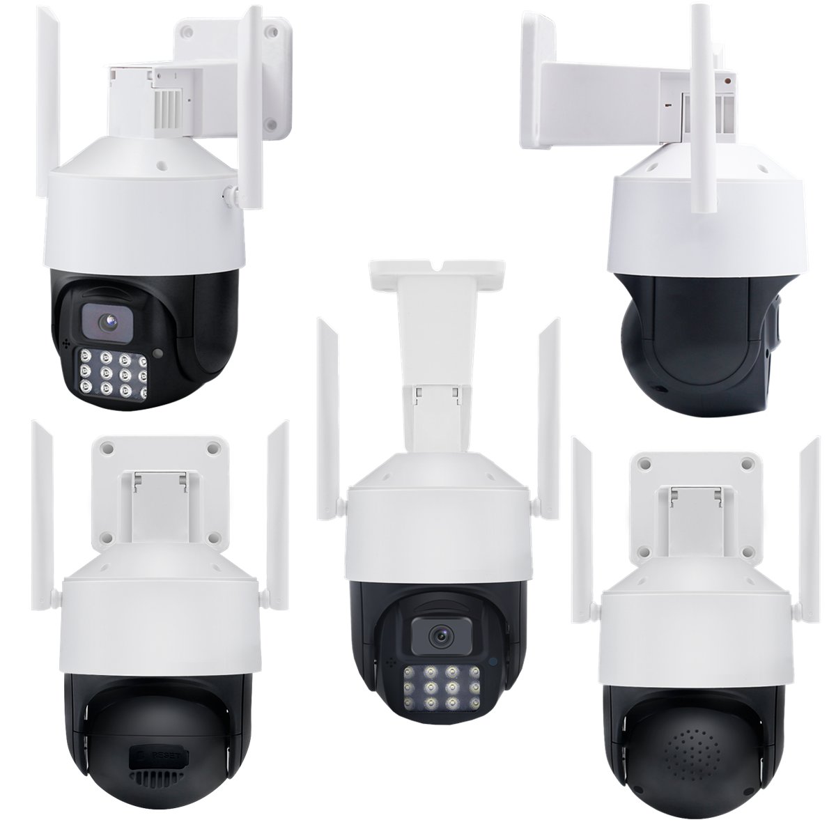 Wireless Video Surveillance Outdoor Network Camera 5MP HD Full Color Night Vision Human Motion Tracking Camera Wifi IP Camera