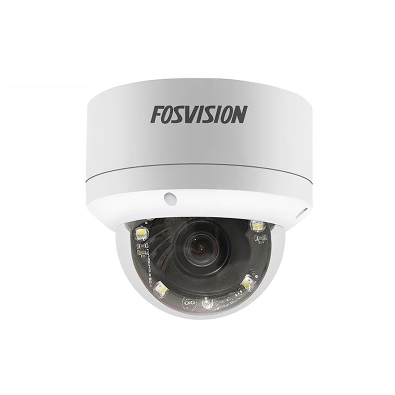 Fosvision 8MP Ip Poe Camera Full Color Night Vision security Network Dome Camera 265 With Audio for nvr IP Network Camera IPC