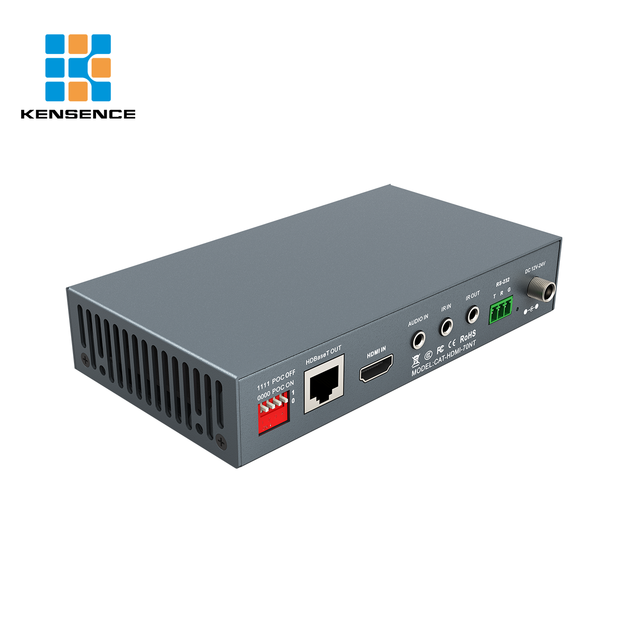 4K POC 70m Video Hdmi Transmitter HDMI HDBaseT Extender with audio and EDID port