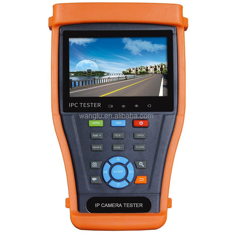 Portable touch screen cctv monitor tester 4.3 inch CCTV hd cctv video tester For AHD TVI CVI SDI Analog camera