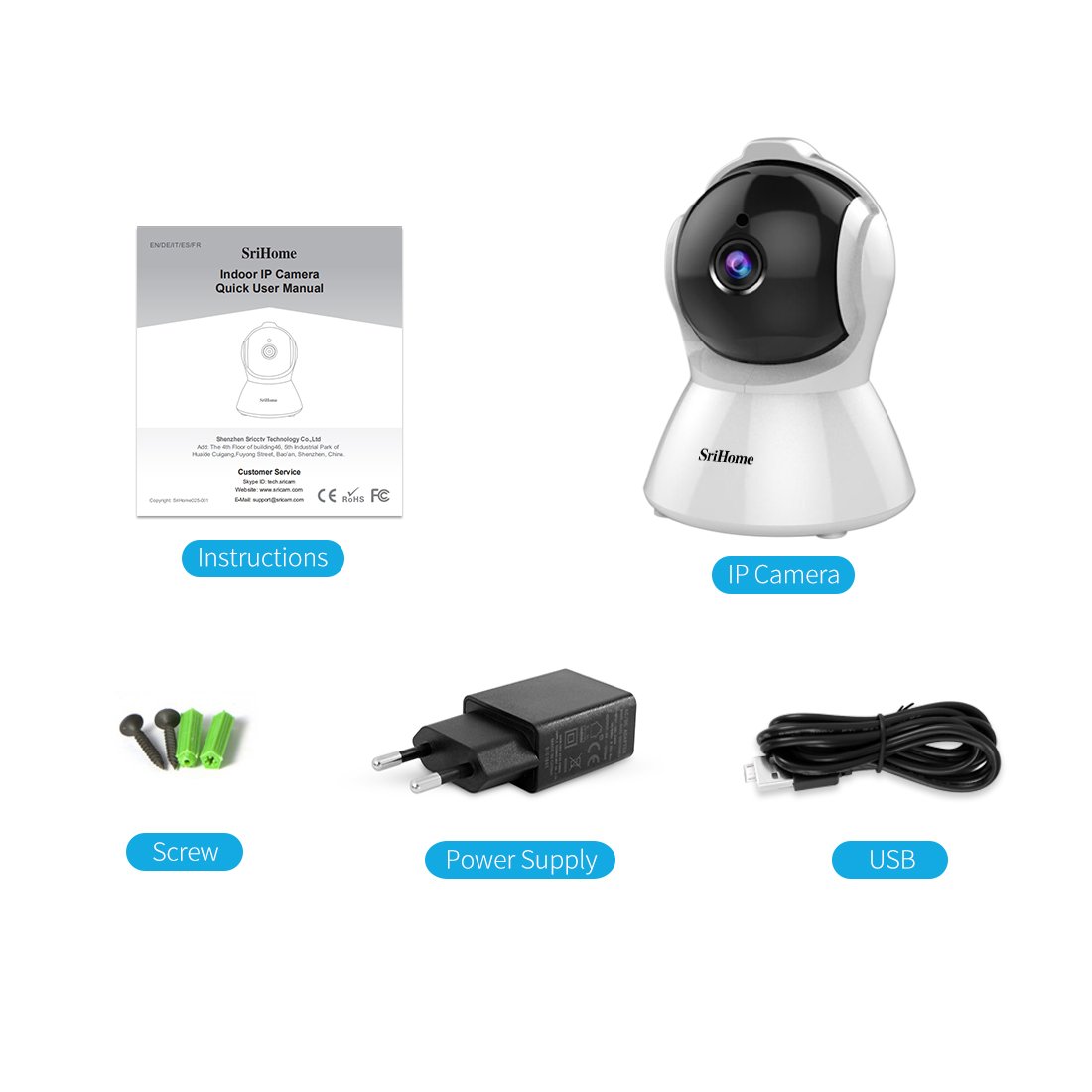 QZT mini ip camera smart baby monitor wide angle usb camera