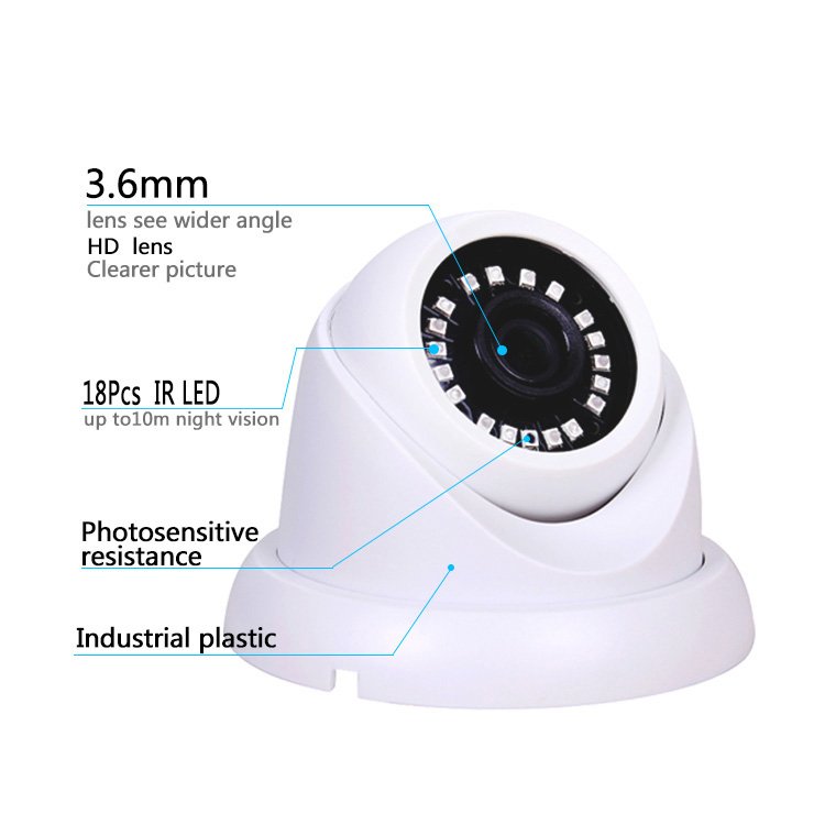 Hot selling 2MP/5MP/8MP Dome 1080P Cctv ahd cvi tvi cvbs 4 in 1 Security indoor Surveillance Analog AHD Camera