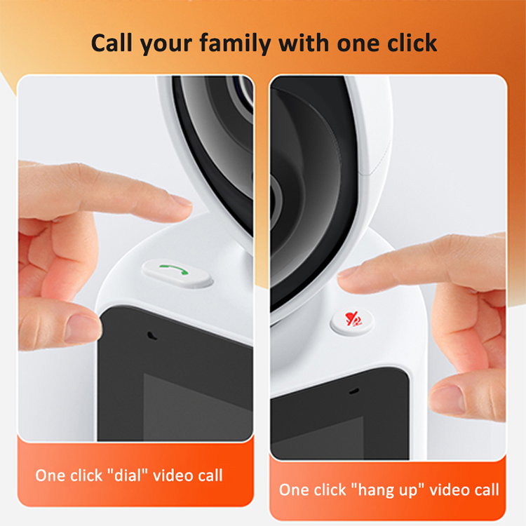 LEVOFAST 2MP Home smart Video Calling WiFi Camera with 2.8 inch Screen Night Vision Baby Monitor CCTV IP Network Camera