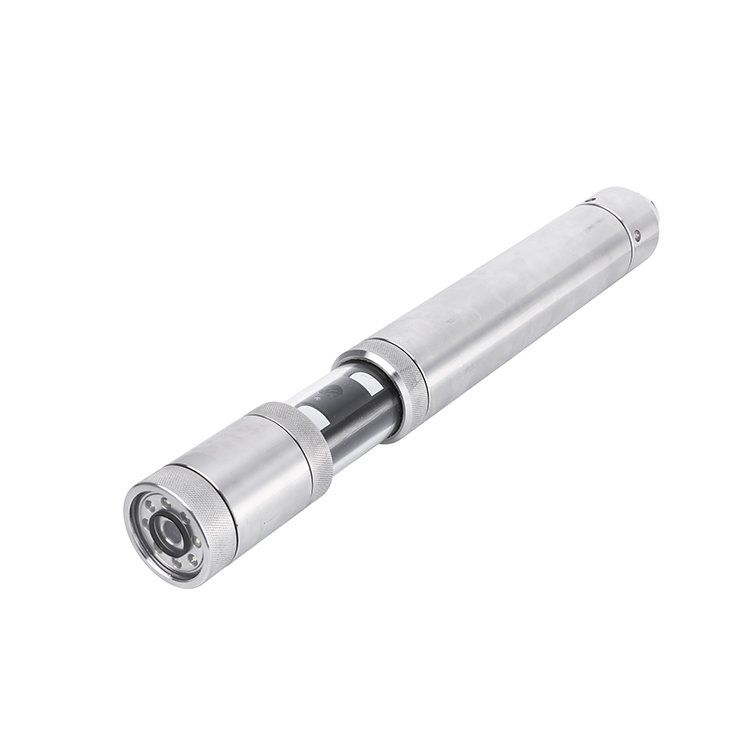 200m Electric Winch 73mm Diameter Borehole Inspection Camera cctv For Well Analog Signal High Resolution Borehole Camera
