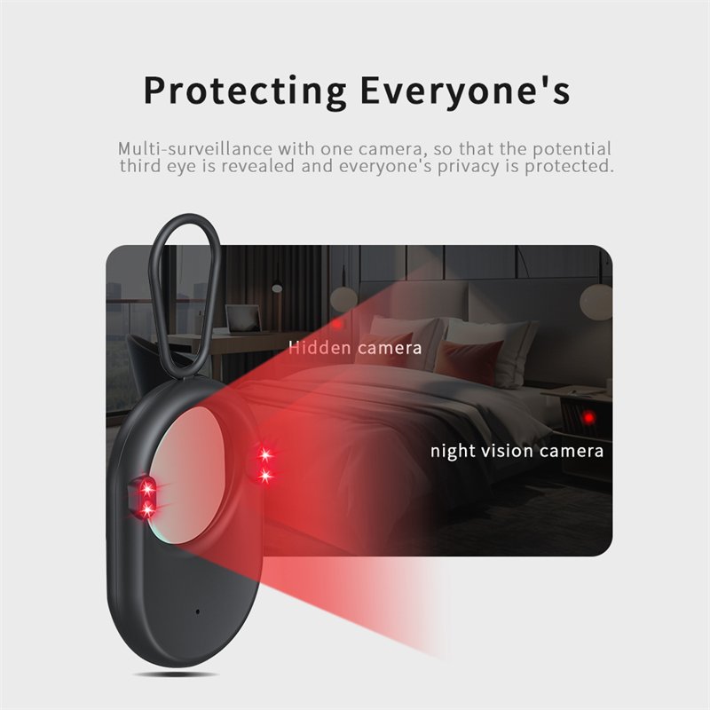 2024 New products Anti-bugging portable Anti-spy detection camera infrared detector Inspection device T02
