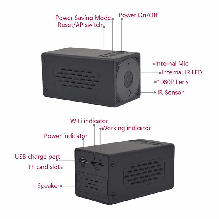 Hot Sell Mycam Long Last Battery Mini Camera Wireless Security WiFi Battery IP Camera