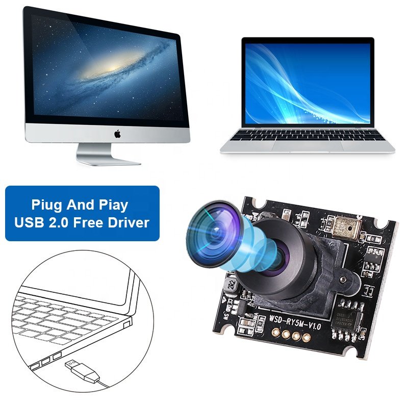 Autofocus HD Webcam UVC OV5693 Color CMOS 30fps Mini USB Camera Module For Windows Linux Mac