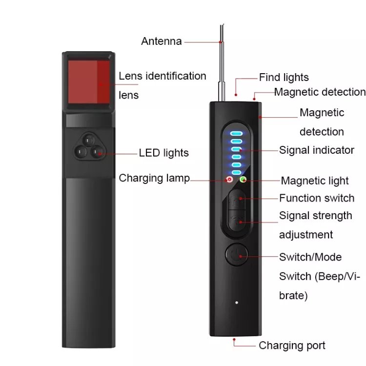 Small Size X13 Wholesale Anti-monitoring For Meeting Hotel Use Vibration Anti-theft Signal Detection Detection Machine