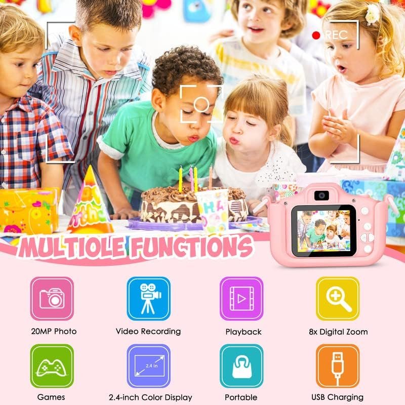 HD Kids Camera Digital Camera for Boys Girls Child as Birthday Christmas Gift Mini Cheap Kids Digital Camera