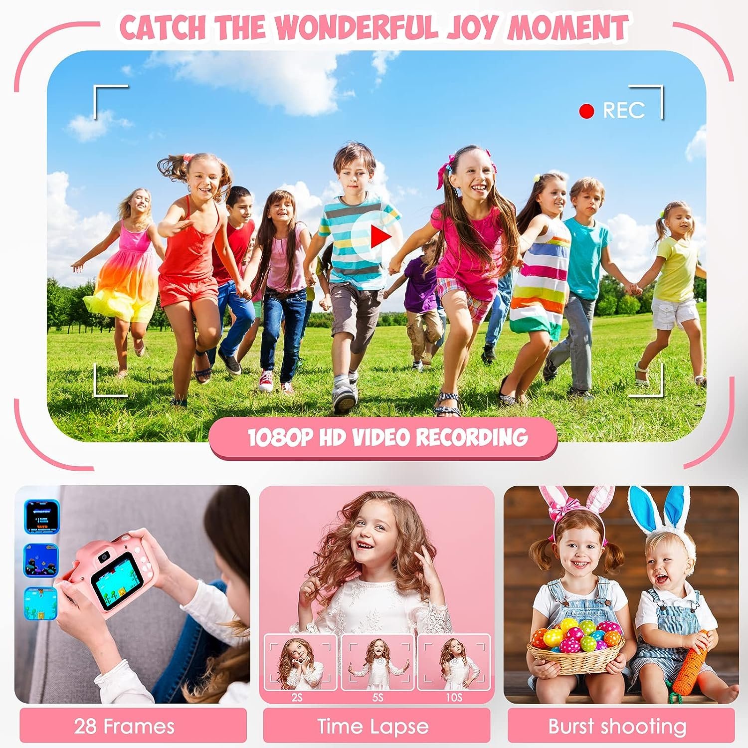 HD Kids Camera Digital Camera for Boys Girls Child as Birthday Christmas Gift Mini Cheap Kids Digital Camera