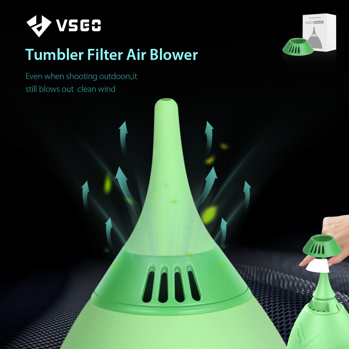 VSGO V-B014E Mini air blower for digital video camera or laptops used,camera blower for lenses