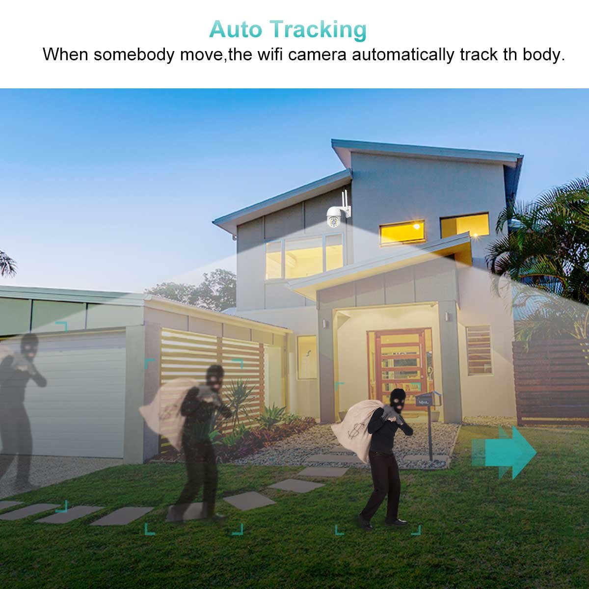 A7 2.4G day and night monitor external mini wireless 360 surveillance sans fil ip Single-lens camera security wifi cctv camera