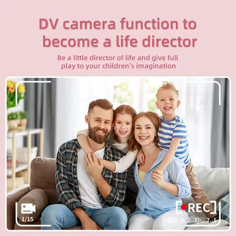 Digital Instant photo camera Portable Children Photography Mini Camera Printing Paper Instant Print Camera for kids