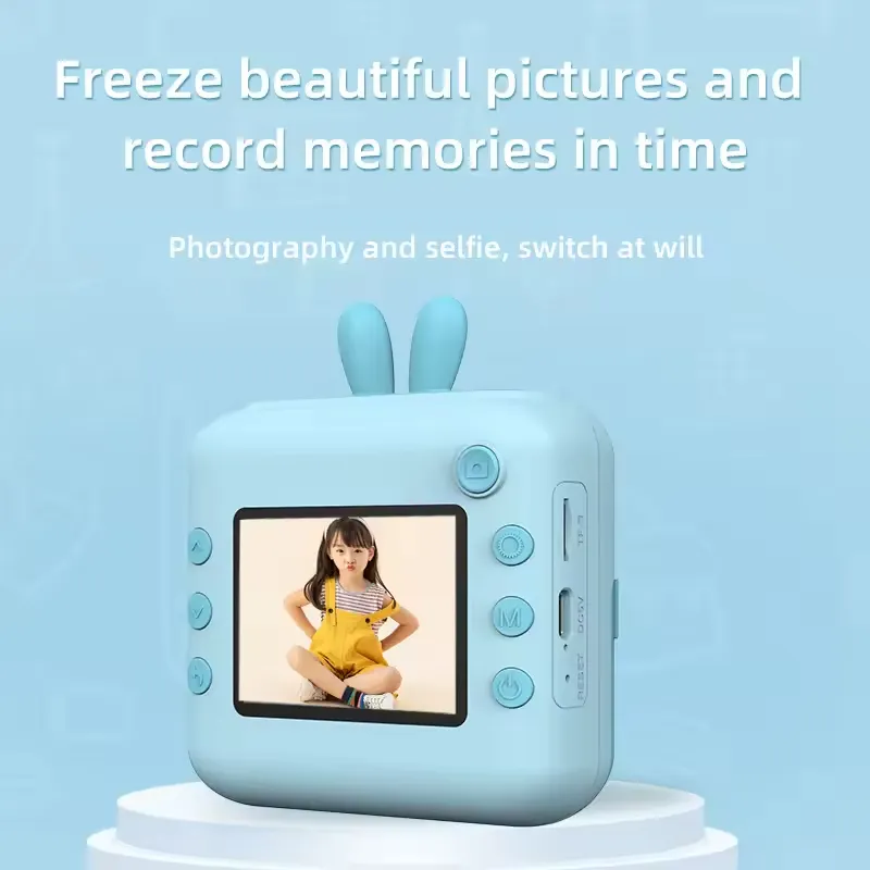 Digital Instant photo camera Portable Children Photography Mini Camera Printing Paper Instant Print Camera for kids