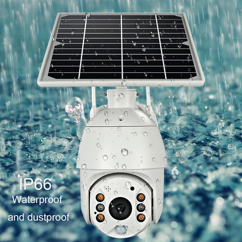 1080p 3MP Solar PIR Wireless 360 Web Ptz Outdoor 4G Solar Ip Wifi Security Camera System Cctv Network Camera