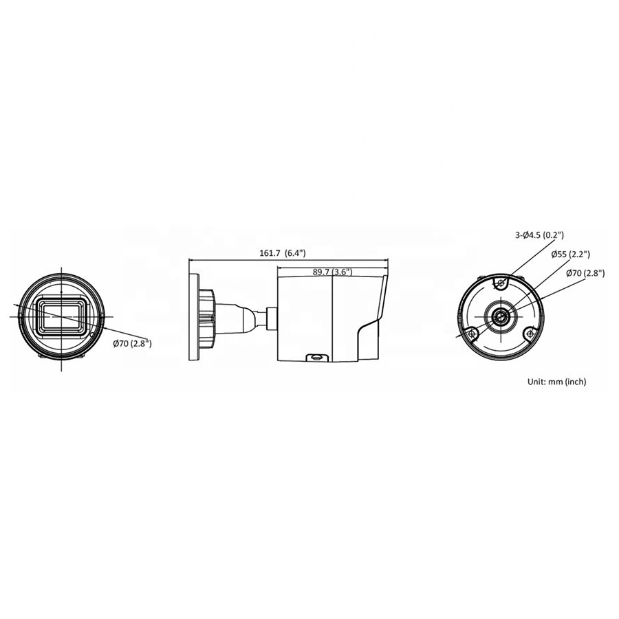 DS-2CD2083G2-IU 8MP AcuSense Fixed Lens Bullet Network Camera