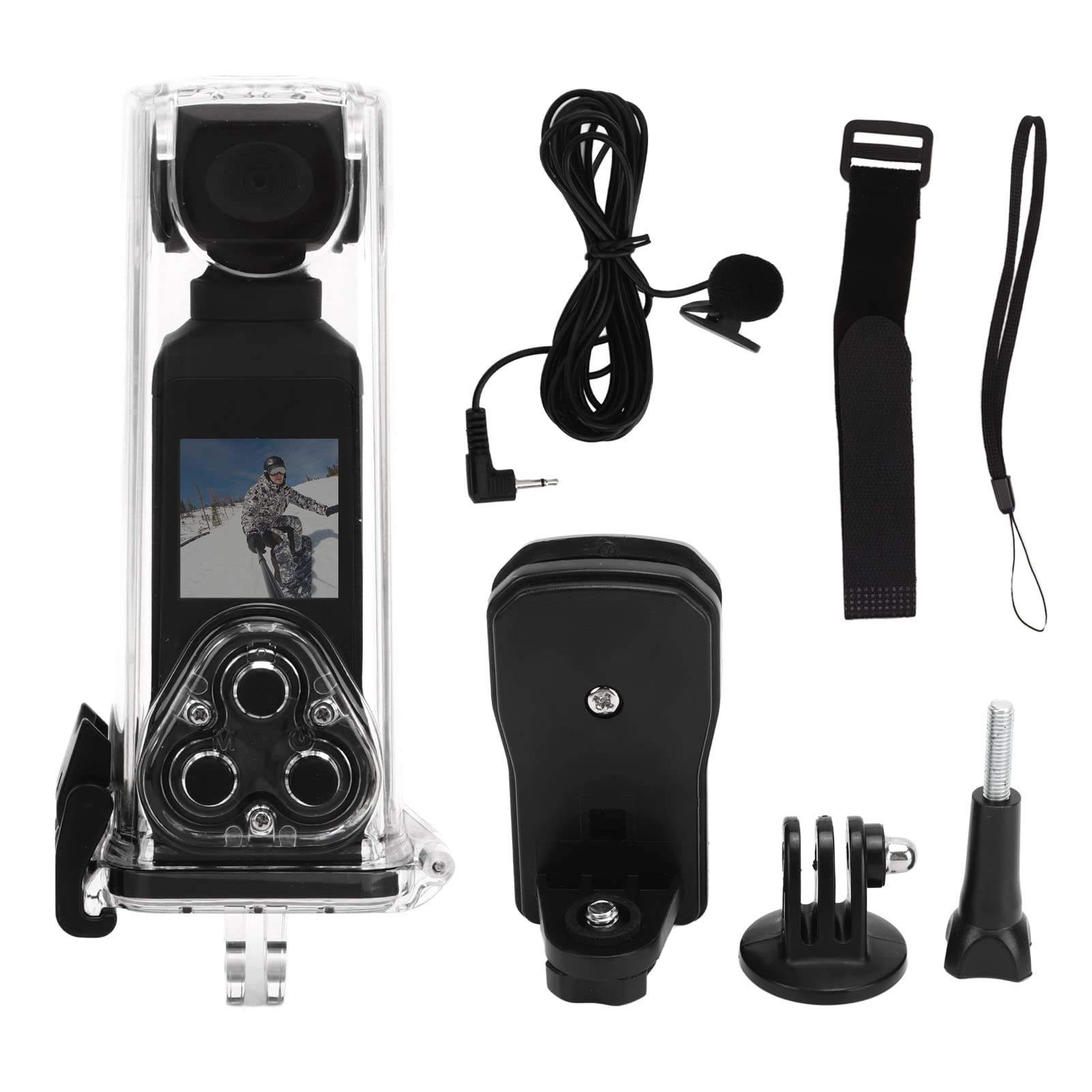 4K Ultra HD Pocket Action Camera 270 Rotatable Vlog Wifi Mini Sports Cam Waterproof Case Helmet Travel Bicycle Driver Recorder