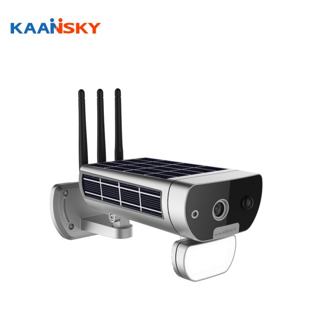 KAANSKY solar ultra-low-power sound-light alarm network camera