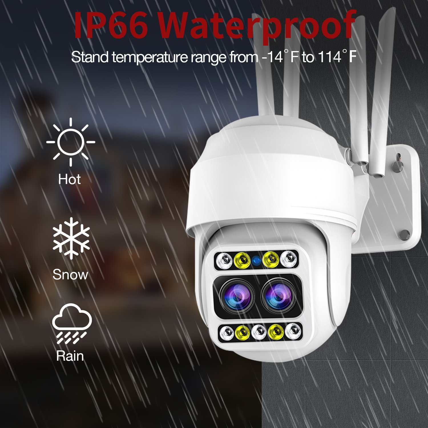 1080P Wi-Fi IP Camera 2MP Outdoor Home Security IP Camara Seguridad System Wireless HD Motion Detect WiFi Network Camera
