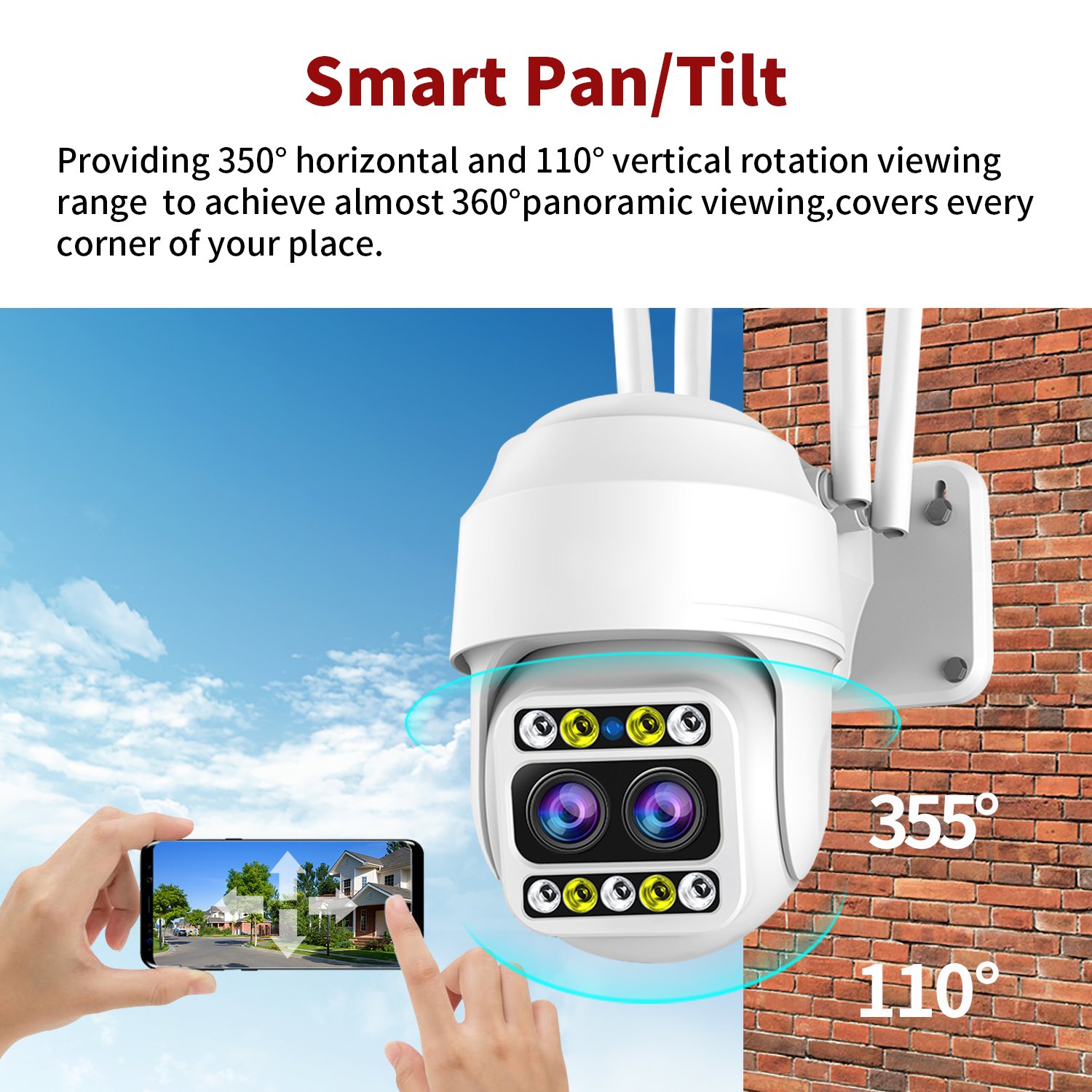 1080P Wi-Fi IP Camera 2MP Outdoor Home Security IP Camara Seguridad System Wireless HD Motion Detect WiFi Network Camera
