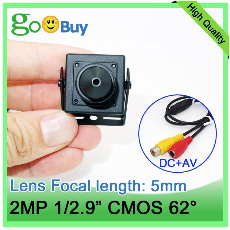 2MP pinhole camera EFL 5mm HD CCTV iguana hamster guinea pig pet snake keeping observation ATM machine mini Analog Signal camera