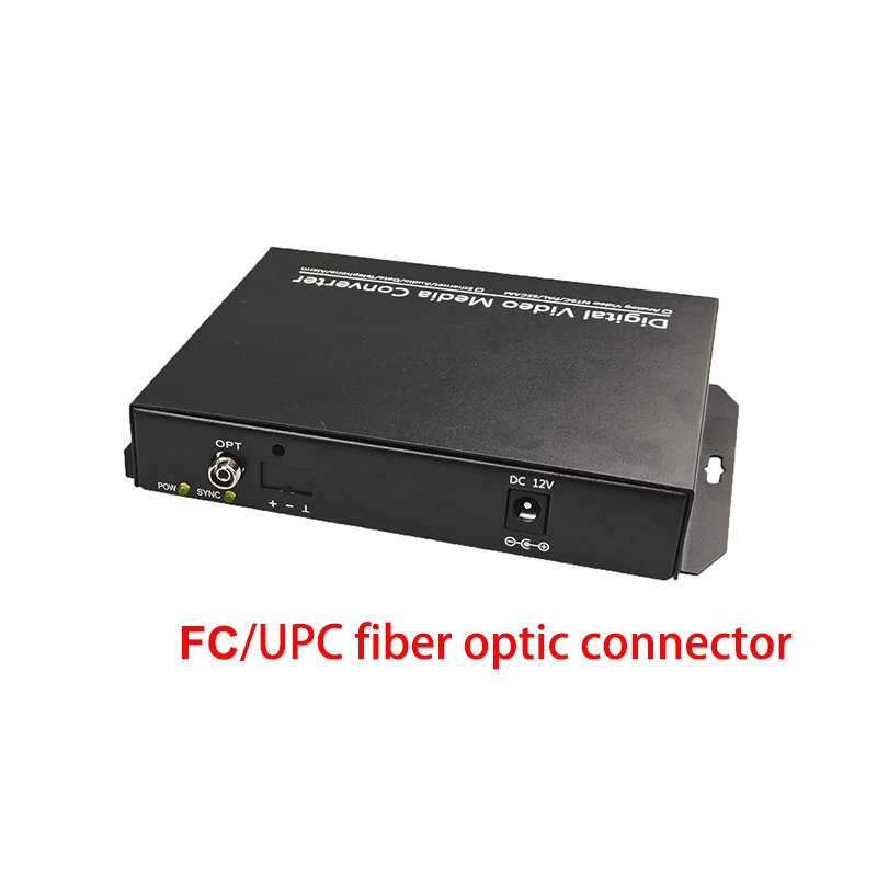 4 Channel Digital Video Optical Fiber Media Converters Transmitter/Receiver For CCTV Analog Camera CVBS Camera