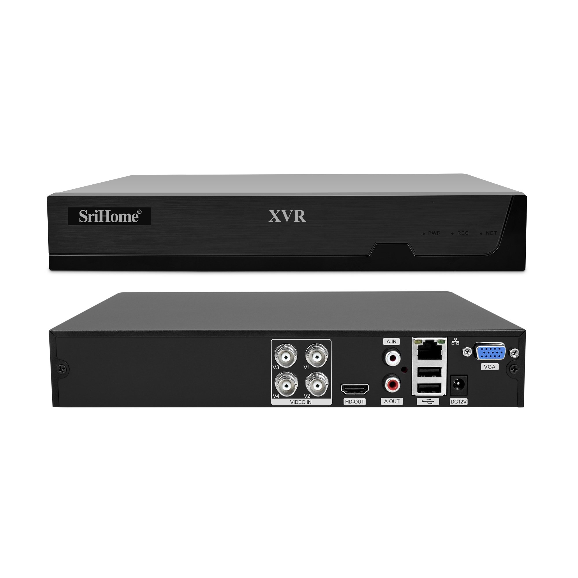 Security Cameras Outdoor 2MP 4ch NVS008 XVR Kits HD Analog Coaxial Audio Remote Viewing Cctv Camera Security Camera System