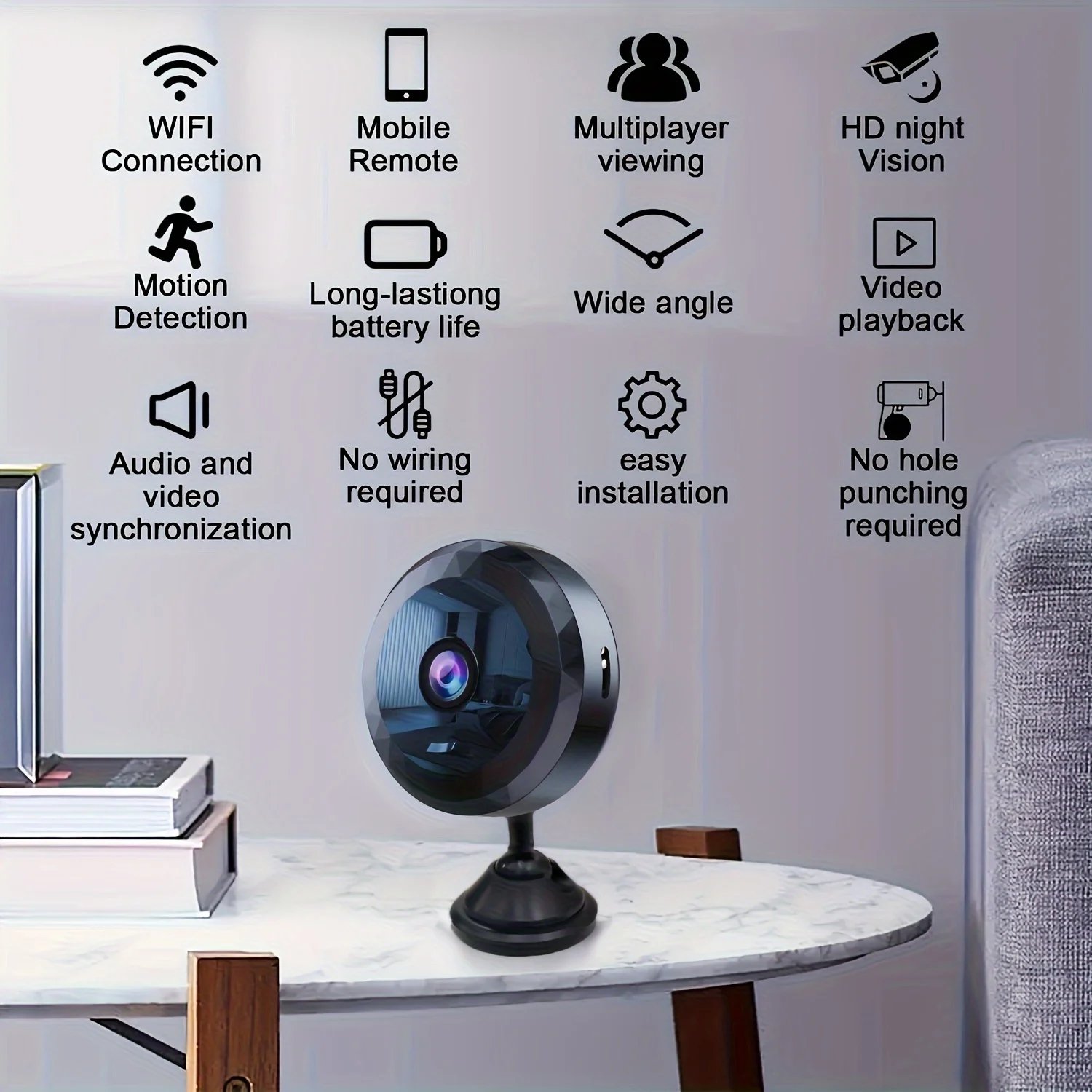 A11 IP Mini Camera Wireless WiFi 1080P HD Security Remote Control Surveillance Night Vision