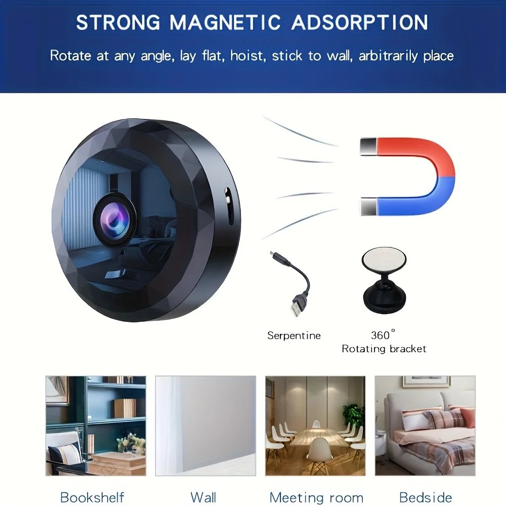 A11 IP Mini Camera Wireless WiFi 1080P HD Security Remote Control Surveillance Night Vision