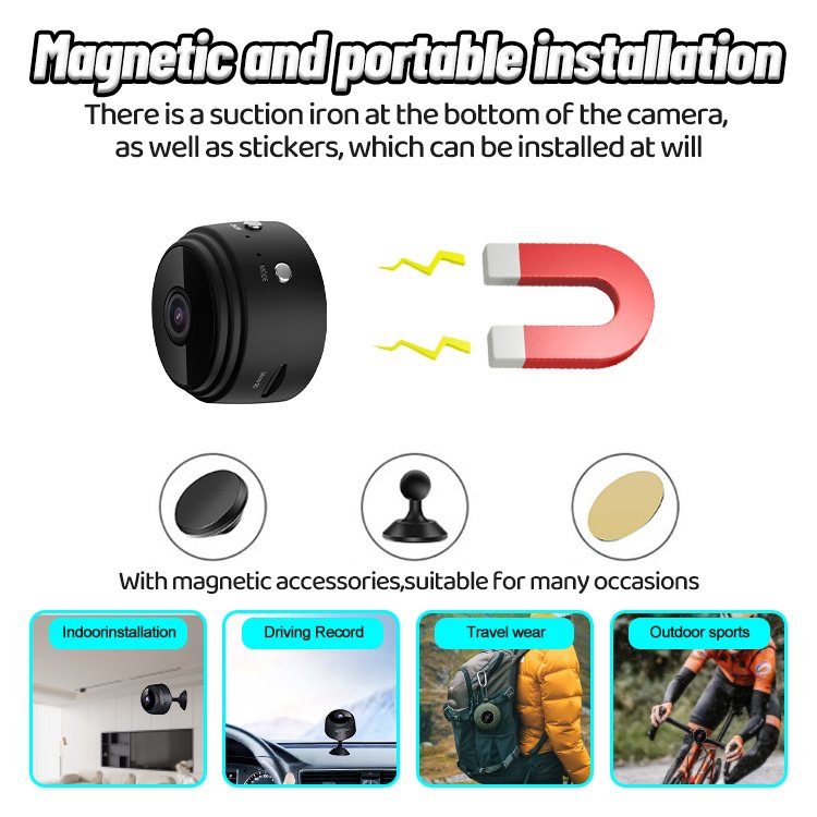LEVOFAST A9 Mini Camera WiFi Wireless Monitoring Security Protection Remote Monitor Video Smart Home CCTV IP Camera