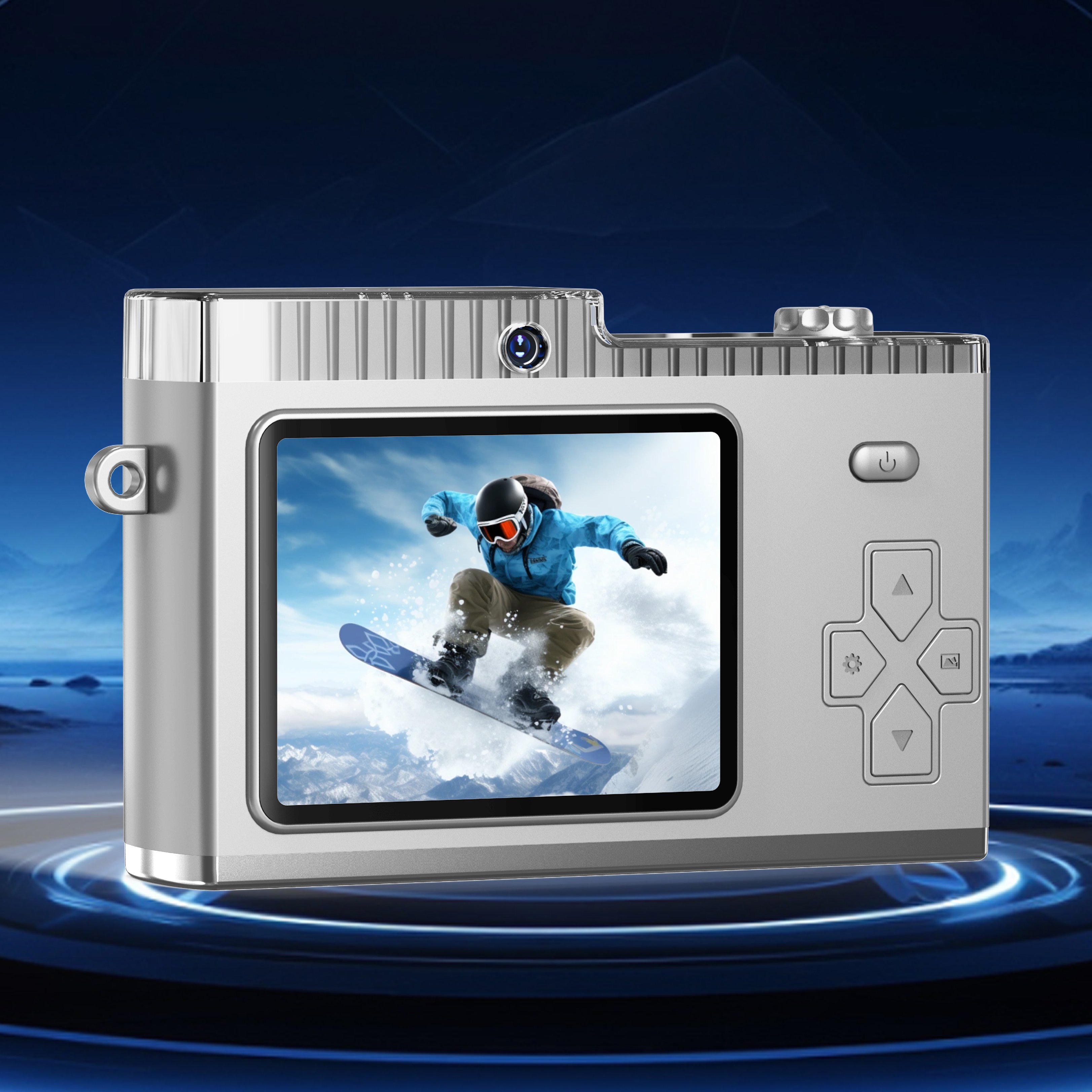 Digital Camera Retro digital camera CCD mini retro camera with fill light MP3 For Photography