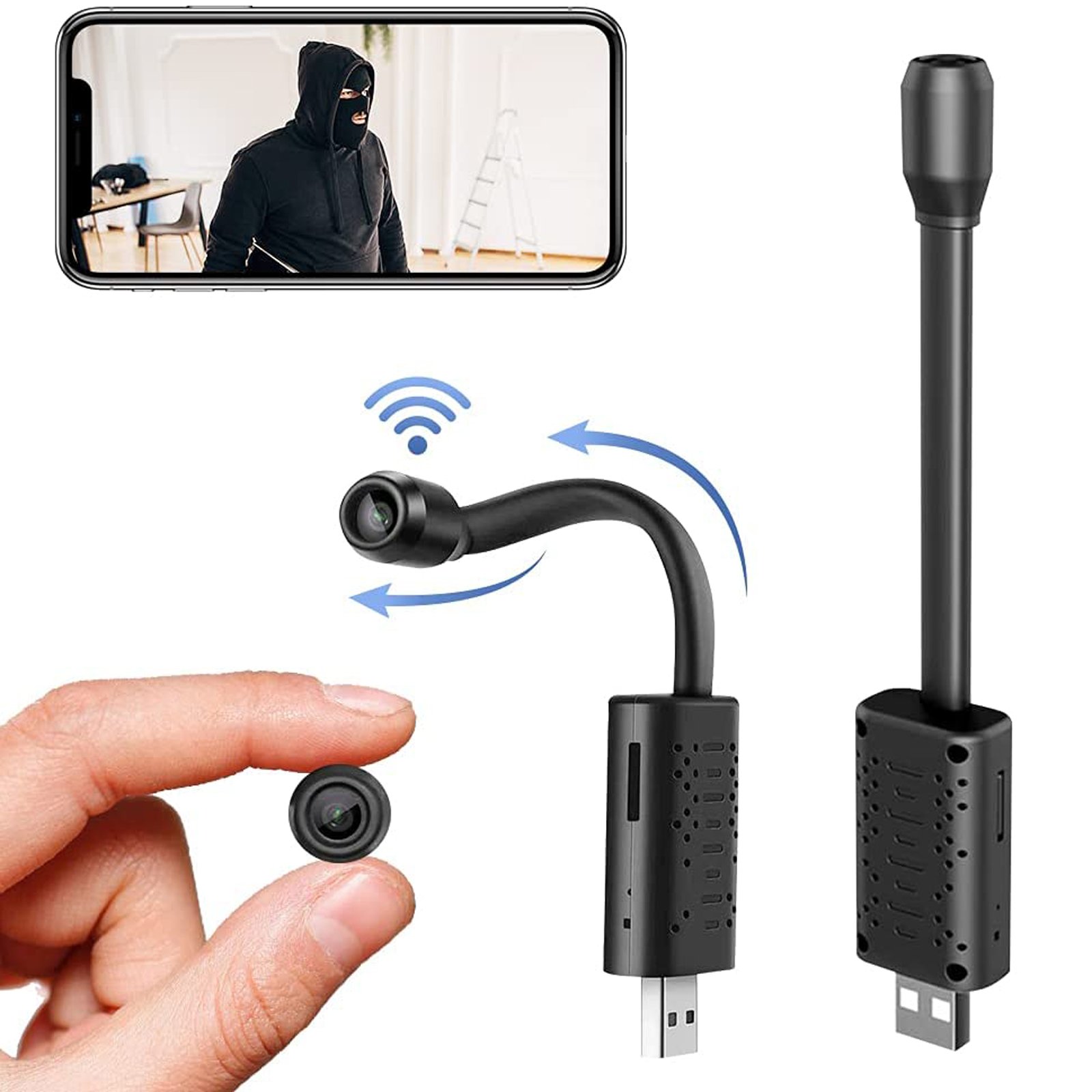 Hot Selling IP Wifi Camera Mini HD 1080P Motion Detection U21 Wifi USB Mini Camera