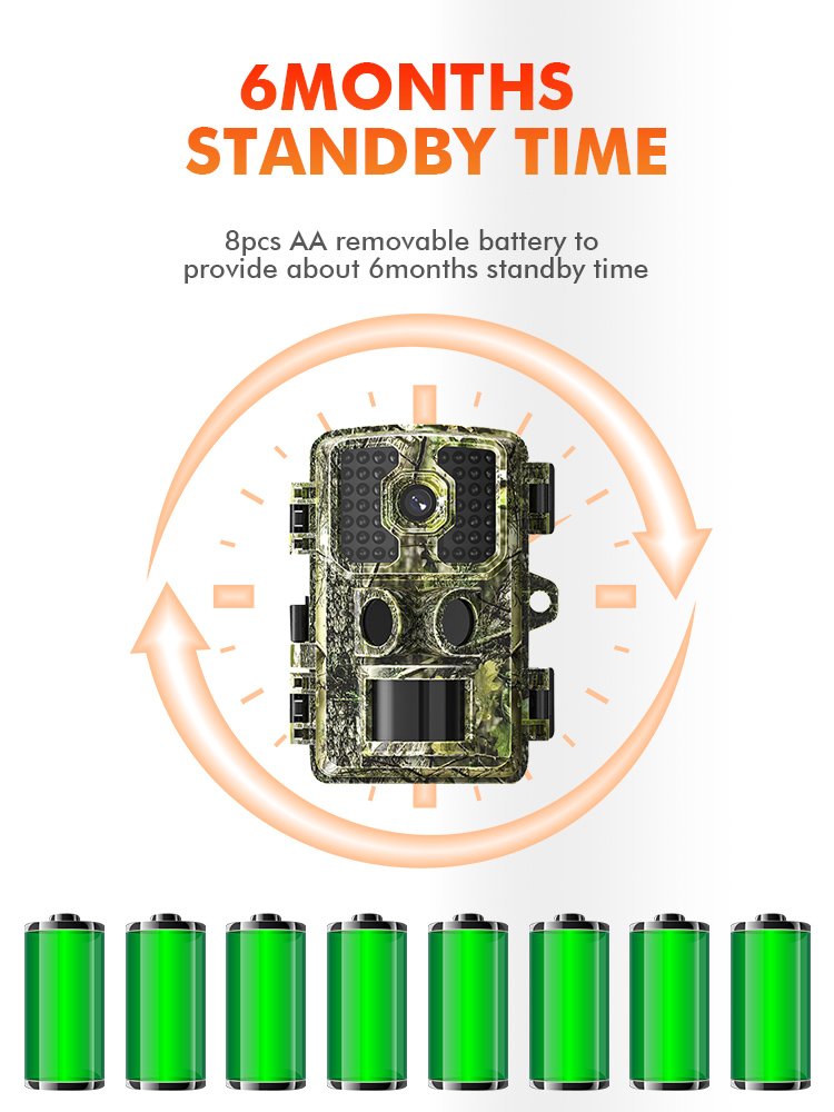 Mini 20MP Outdoor Hunting Trail Camera Mini Night Vision Game Trap Video Photo Recording Camera Wildlife Monitoring