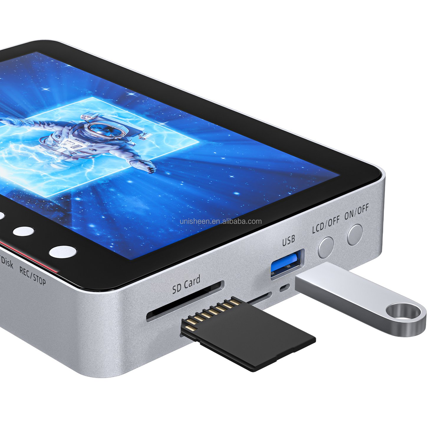 Unisheen UR550 StandAlone Endoscope Switchable Video Recorder SDI VGA DVI HDMI YPbPr RCA Camera 4K Capture Box Recorder