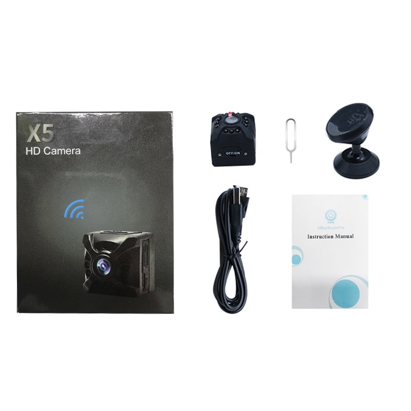 Original camera factory X5 Network HD 1080p infrared night vision wifi connect with your phone mini camera