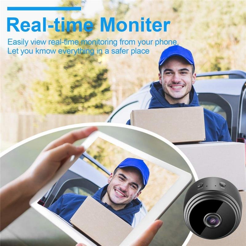 Wistino Wireless Ip Mini Wifi Surveillance Camera A9 Wide Angle Night Vision Remote Monitor Mini Camera Wifi